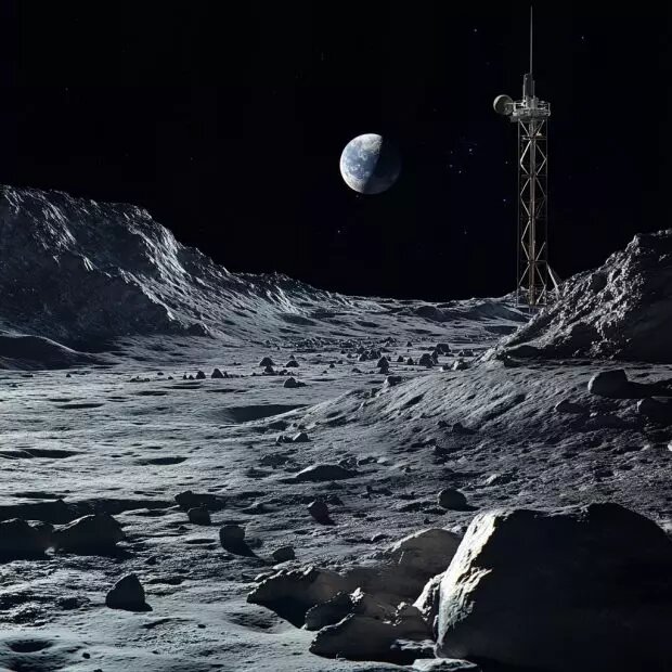 یک هرم مرموز در نیمه پنهان ماه در تصاویر ماهوارهای ناسا! | عکس