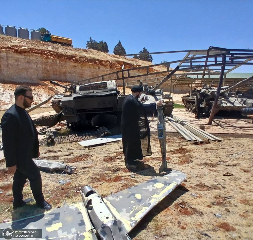 بازدید سید علی خمینی از امکانات نظامی حزب الله | تصاویر