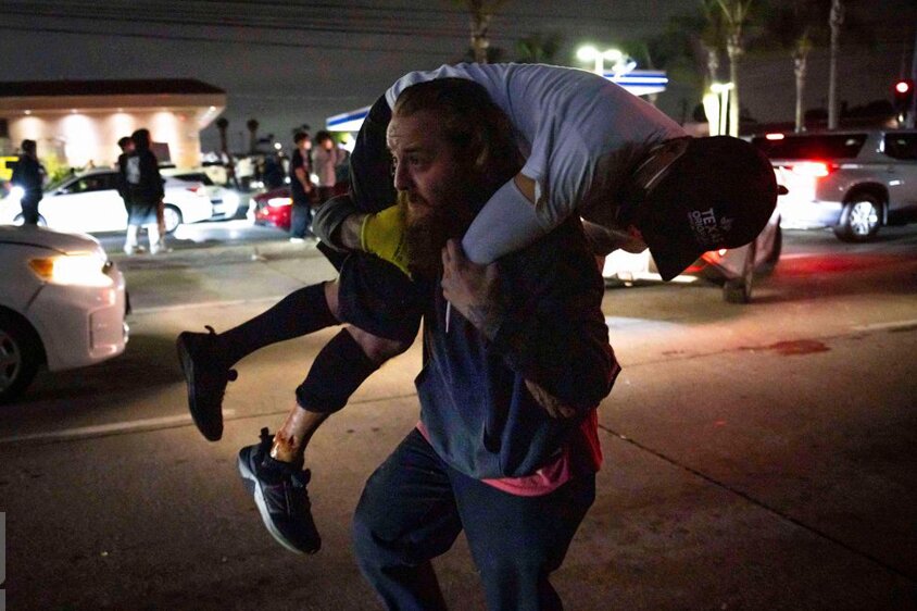 ترامپ: اوضاع وخیم است؛ نیرو اعزام کنید! + تصاویر