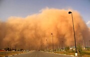 طوفان خاک ۲۴ استان را درمی‌نوردد | هجوم موج‌های بلند به مناطق ساحلی ۳ استان