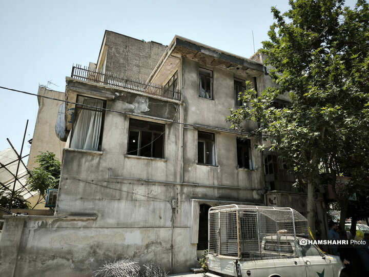 تصاویر ساختمان های بمباران شده در تهران توسط اسرائیل