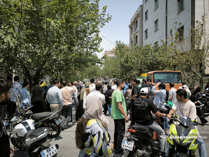 تصاویر ساختمان های بمباران شده در تهران توسط اسرائیل