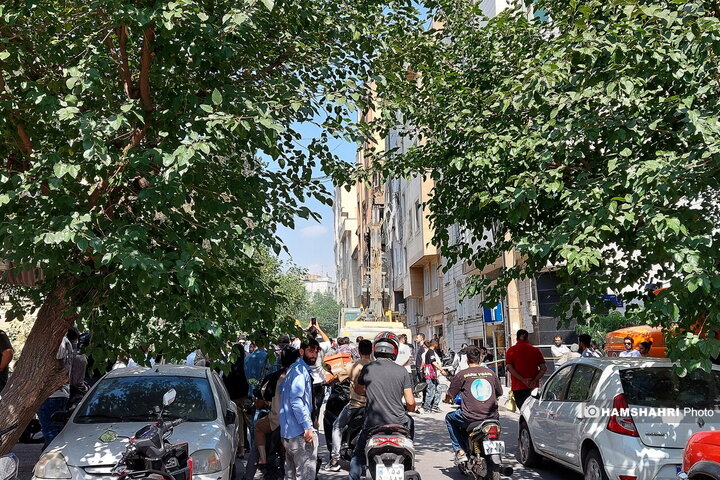 تصاویر ساختمان های بمباران شده در تهران توسط اسرائیل