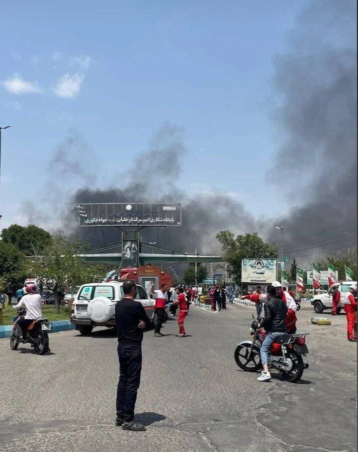 تصویری از پایگاه شکاری تبریز بعد از حمله اسرائیل