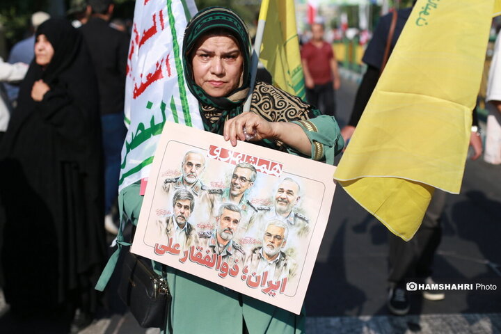 مراسم‌ غدیر با شعار «ایران، ذوالفقار علی (ع)»