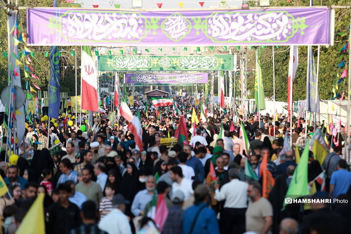 مراسم‌ غدیر با شعار «ایران، ذوالفقار علی (ع)»