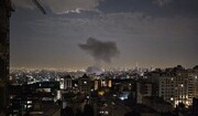 نخستین گزارش از برخورد پرتابه متخاصم به منطقه ازگل تهران + ویدئو