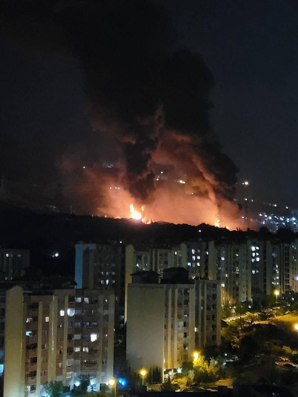 اسرائیل انبار نفت شهران را زد + عکس و جزئیات