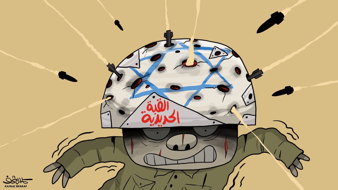 کاریکاتوریست عرب شکست مفتضحانه سامانه پدافندی رژیم صهیونیستی را به تصویر کشید | عکس