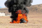 مقابله‌ بسیج با عاملان ایجاد آتش‌سوزی عمدی + ویدئو