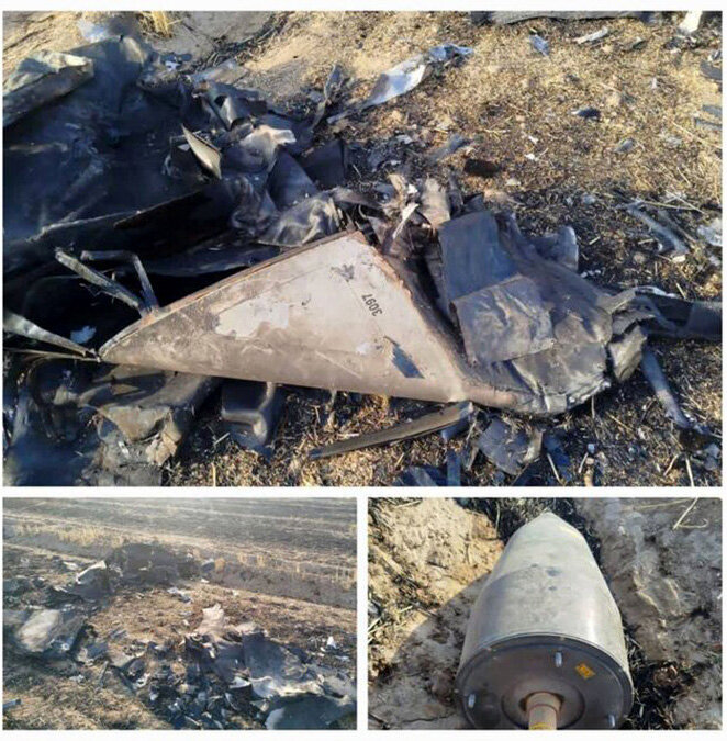 سرنگونی ۸ فروند پهپاد پیشرفته اسرائیل در این شهر مرزی | تصاویر