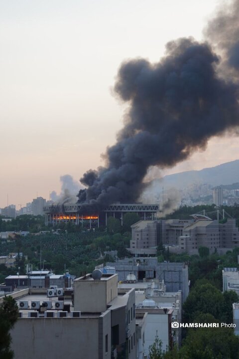 صدا و سیما مورد حمله قرار گرفت| تصاویر