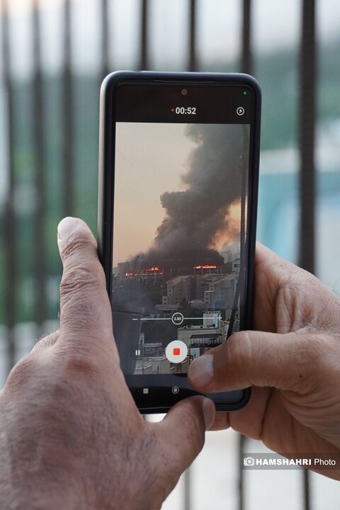 صدا و سیما مورد حمله قرار گرفت| تصاویر