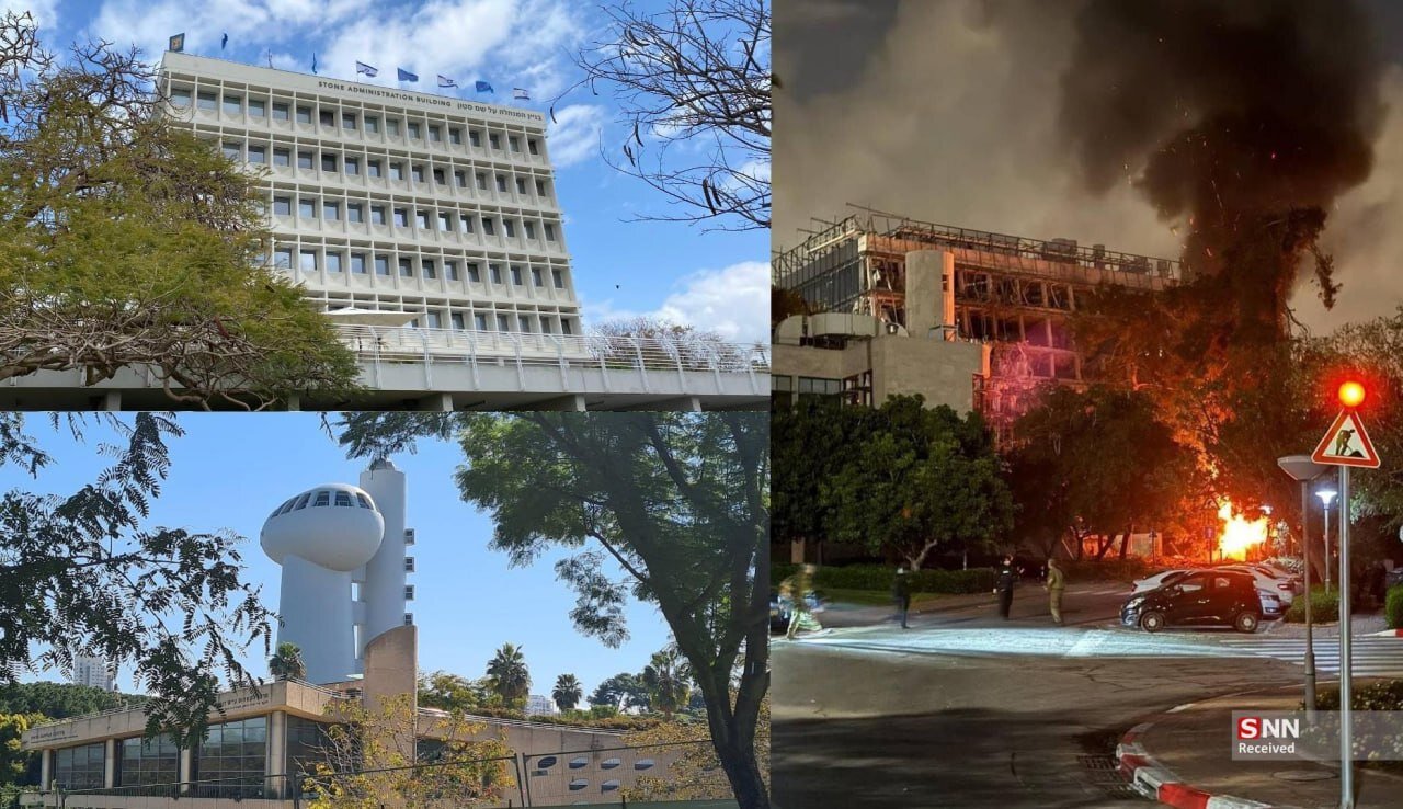 موشک های ایران مرکز تحقیقات هستهای وایزمن اسرائیل را به این روز انداختند | تصاویر