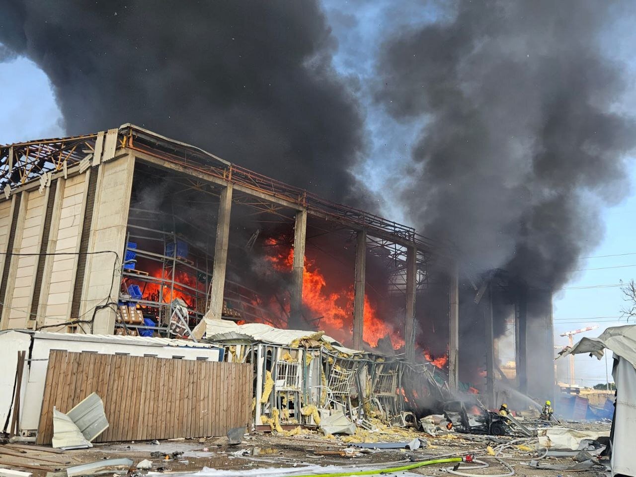 تصاویر جدیدی از موشکهای ایرانی که مقر موساد و منطقه شارون را به جهنم تبدیل کرده است