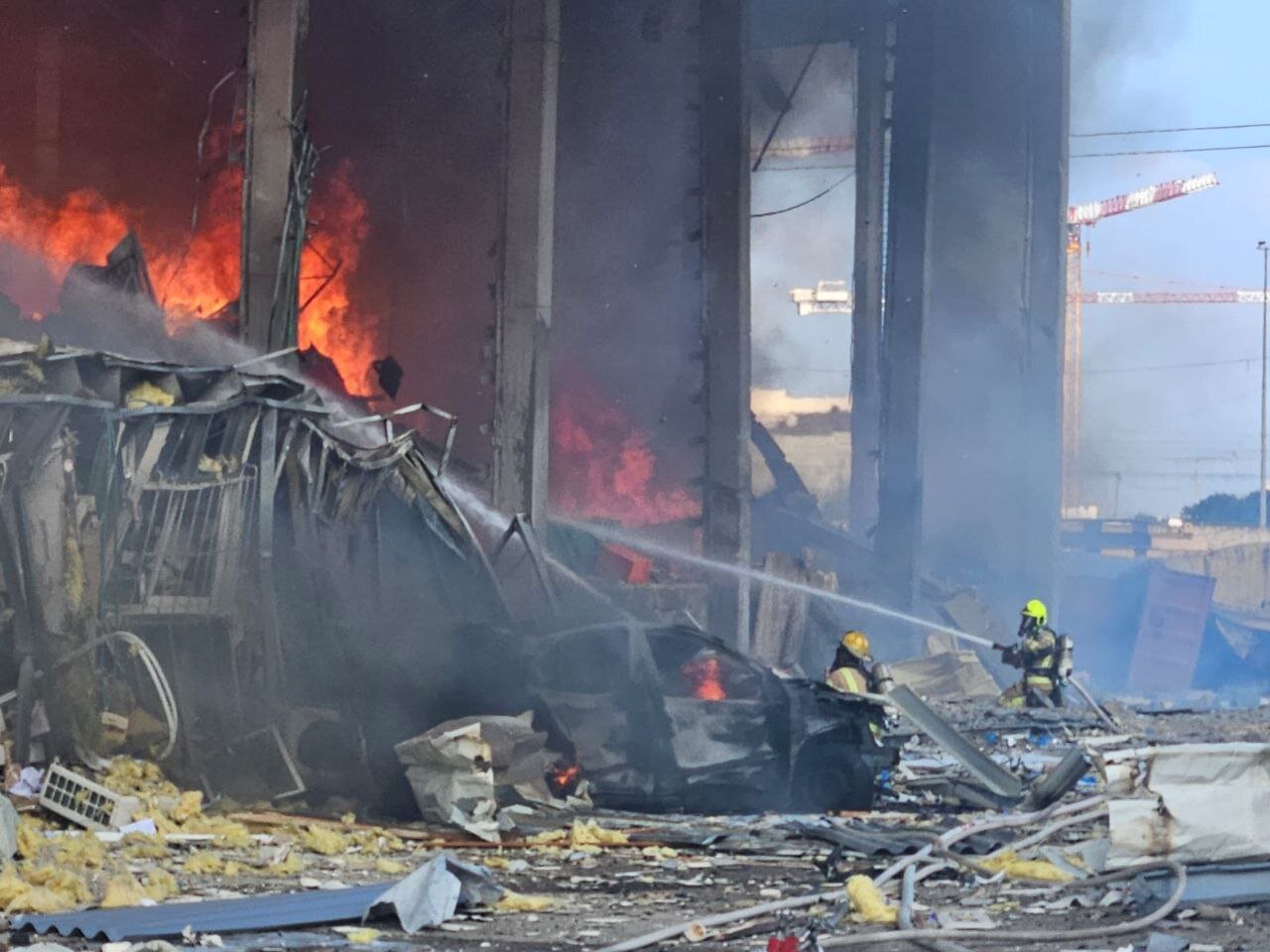 تصاویر جدیدی از موشکهای ایرانی که مقر موساد و منطقه شارون را به جهنم تبدیل کرده است