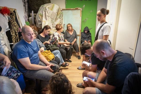 وضعیت آشفته و هراسناک این روزهای صهیونیست‌ها در پناهگاه‌ | تصاویر