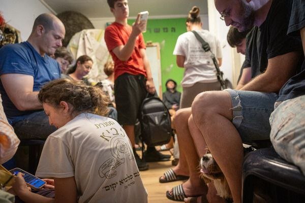 وضعیت آشفته و هراسناک این روزهای صهیونیست‌ها در پناهگاه‌ | تصاویر