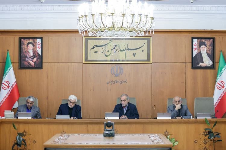 تصاویر جلسه هیئت دولت به ریاست پزشکیان