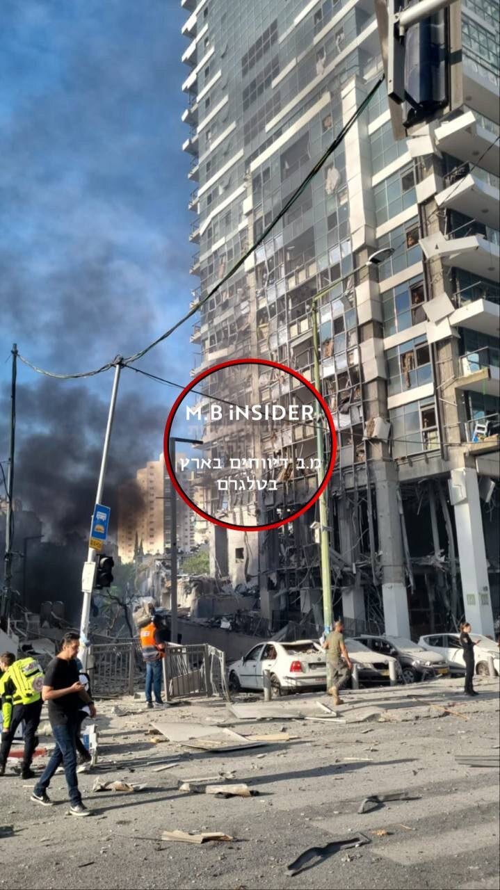 ببینید موشک های ایرانی به کجا اصابت کرده اند+ ویدئو | خسارت سنگین به تلآویو