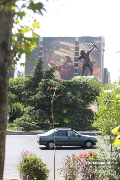 رونمایی از بزرگترین تندیس برنزی ایران