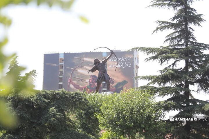 رونمایی از بزرگترین تندیس برنزی ایران