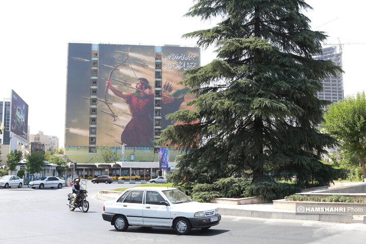رونمایی از بزرگترین تندیس برنزی ایران