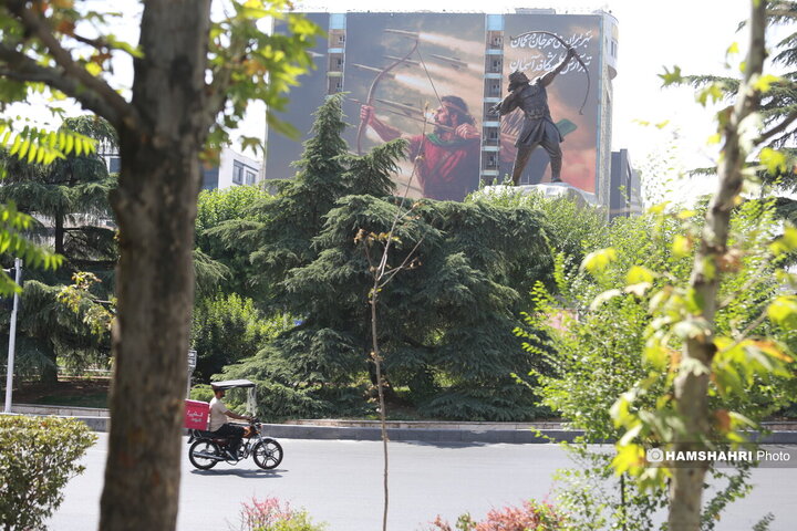 رونمایی از بزرگترین تندیس برنزی ایران