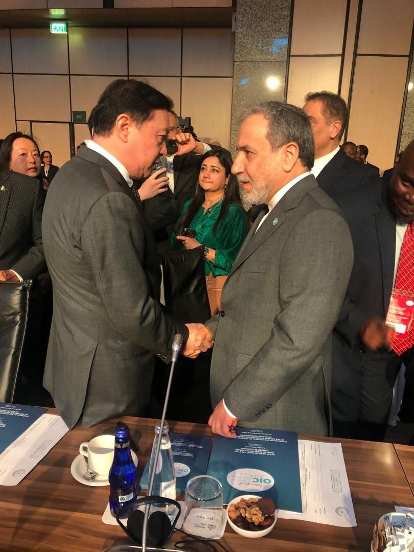 تصاویری از عراقچی در نشست سازمان همکاری اسلامی در استانبول