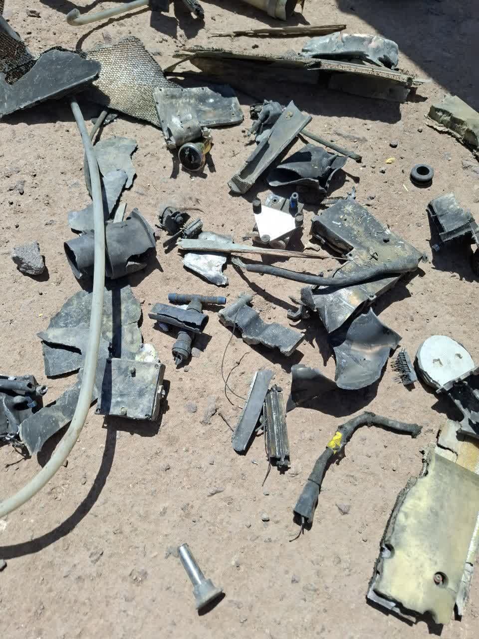 پهپاد انتحاری منهدم‌شده رژیم صهیونیستی در قم | تصاویر