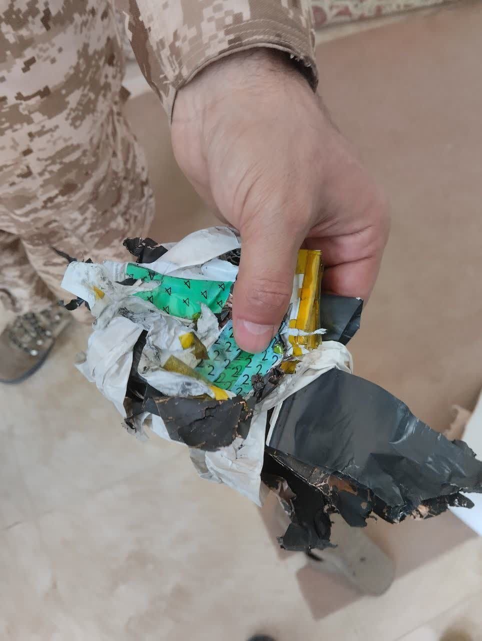 پهپاد انتحاری منهدم‌شده رژیم صهیونیستی در قم | تصاویر