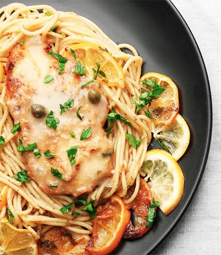 پیکاتای مرغ با سس لیمویی ؛ یک غذای کلاسیک ایتالیایی