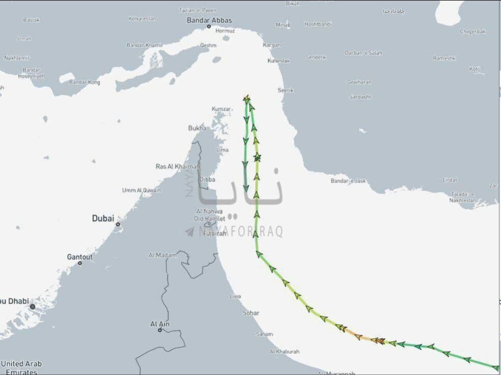 رصد لحظهای نفتکشها در تنگه هرمز +نقشه | هجوم نفتکشها برای خروج از تنگه