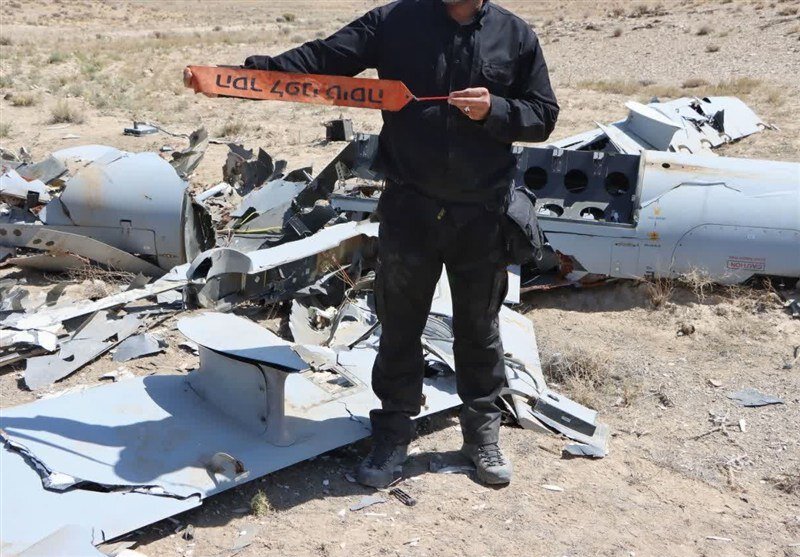 تصاویر انهدام پهپاد پیشرفته اسرائیل قبل از اجرای عملیات