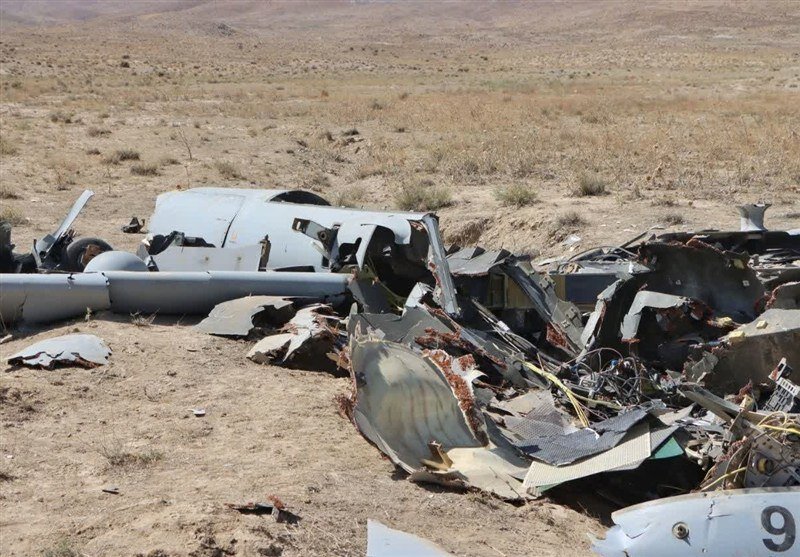 تصاویر انهدام پهپاد پیشرفته اسرائیل قبل از اجرای عملیات