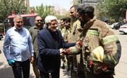 قدردانی معاون اول رئیس جمهور از آتش نشانان