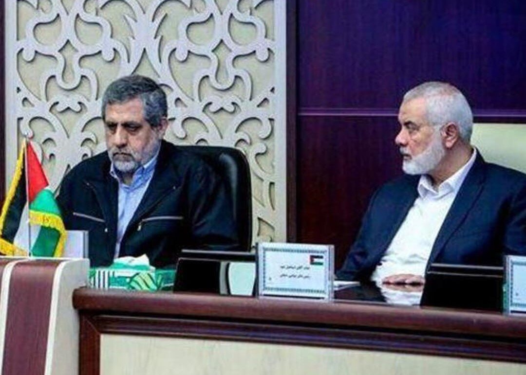 سردار ایزدی و رهبران مقاومت + تصاویر | حاج رمضان در کنار سید حسن نصرالله