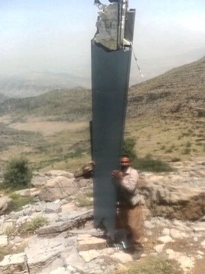 شکار هرمس اسرائیلی توسط مردِ روستاییِ لُر | تصاویر دیدنی؛ آن مرد با پهپاد آمد!