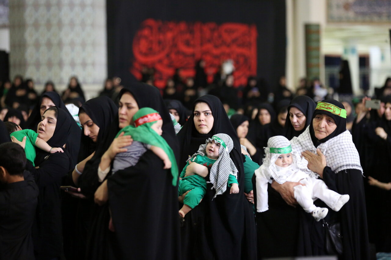 تصاویری از همایش شیرخوارگان حسینی| ای سند غربت آل علی (ع)