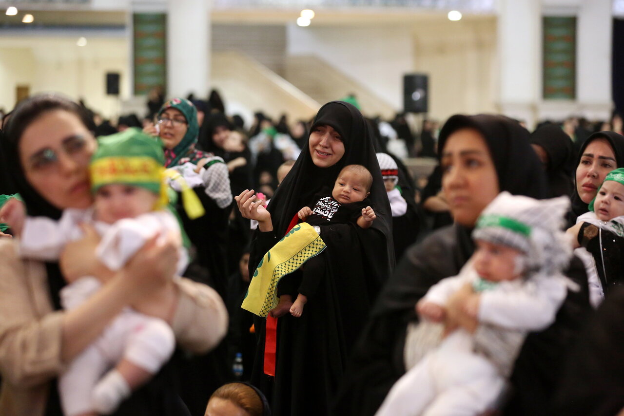 تصاویری از همایش شیرخوارگان حسینی| ای سند غربت آل علی (ع)