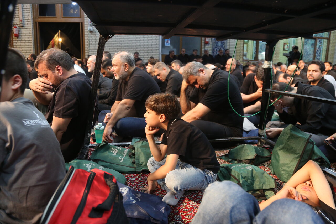 نقطه اتصال زمین و آسمان | گزارش تصویری از عزاداری سالار شهیدان در مسجد ارک