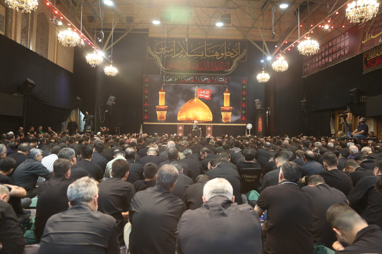 نقطه اتصال زمین و آسمان | گزارش تصویری از عزاداری سالار شهیدان در مسجد ارک