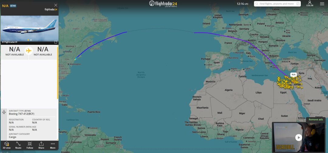 سیل ورود تجهیزات نظامی به خاک اسرائیل+ عکس اسرائیل برای حمله دوباره به ایران آماده می شود؟+ تصاویر | تحرکات مشکوک؛ ورود ۱۲۸ تن تسلیحات | بوئینگ ۷۴۷ از مبدا نیویورک در نواتیم نشست