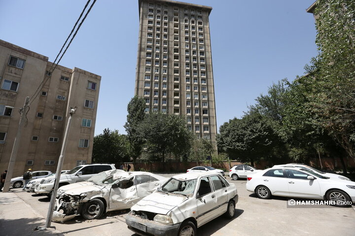 ساختمانهای تخریب شده حمله ی اسرايیل