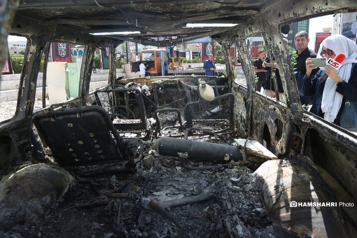 ساختمانهای تخریب شده حمله ی اسرايیل