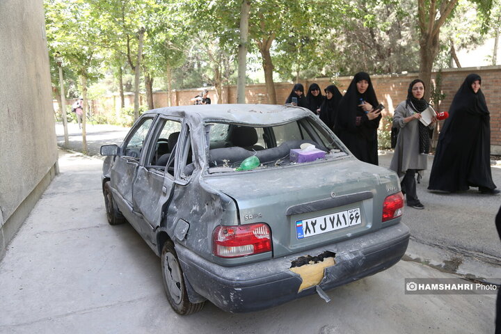 ساختمانهای تخریب شده حمله ی اسرايیل