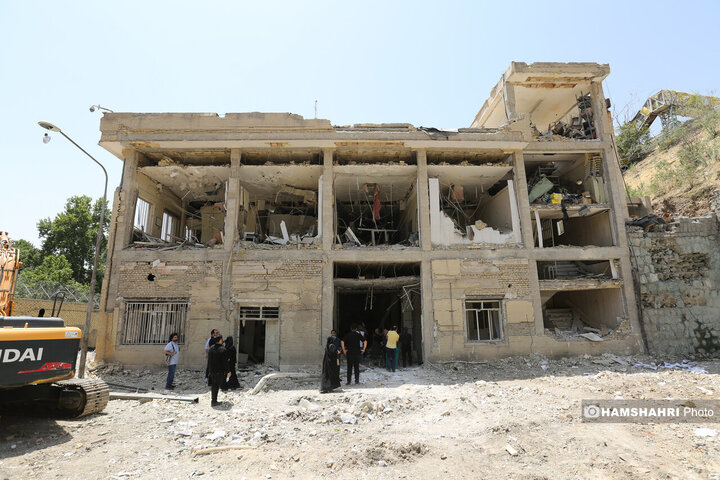 زندان اوین پس از حمله رژیم صهیونیستی