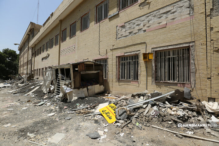 زندان اوین پس از حمله رژیم صهیونیستی