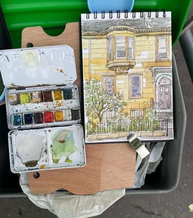 نقاشی که ۳۰ سال خیابانهای گلاسکو را جارو زد! | عکس