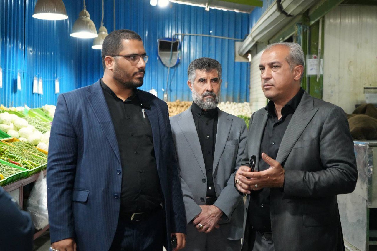 بازدید از بازارهای تره بار منطقه 1